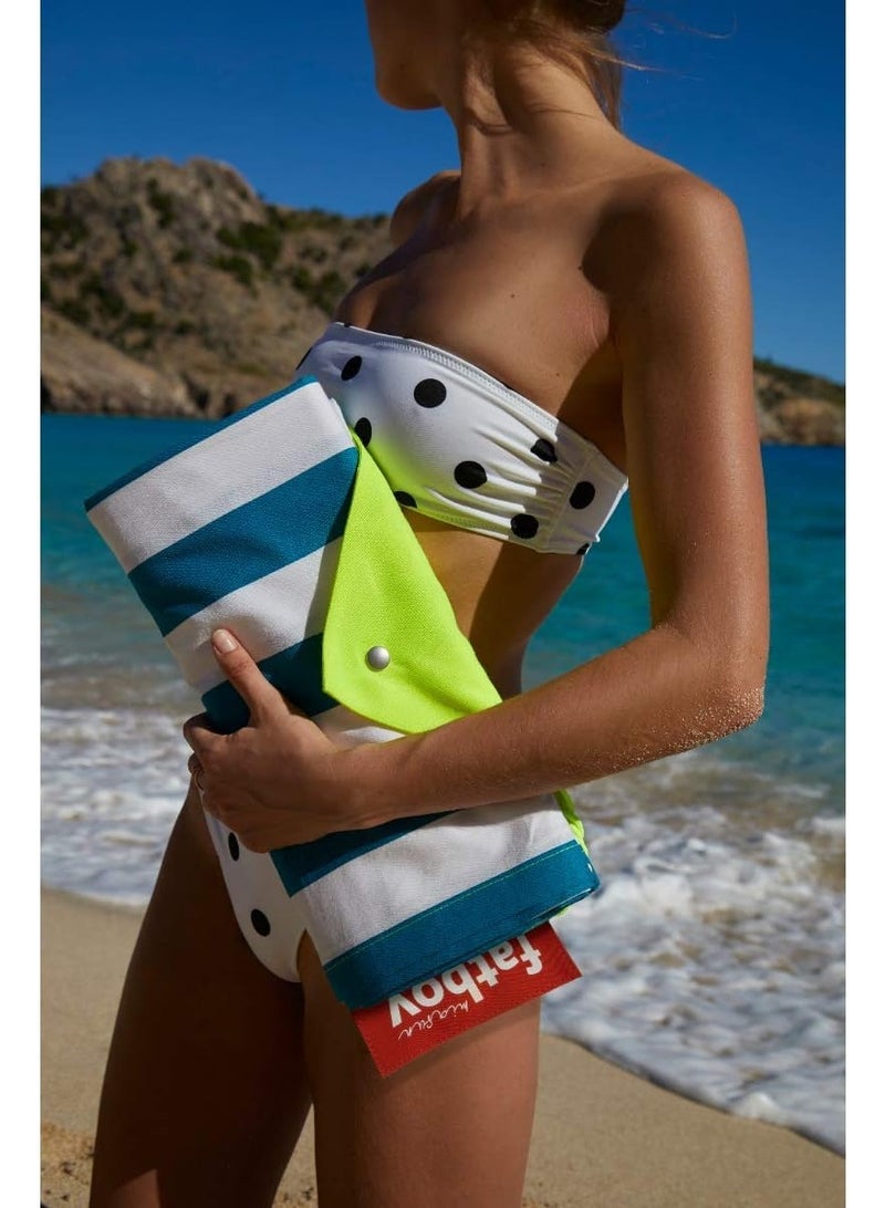 Fatboy Miasun Beach Tent |3 m² of shade | Fits 2 adults and 2 kids | cotton fabric with aluminum poles and ground pegs | Lightweight and compact | 330x190x140 cm - Monaco - Image 5